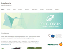 Tablet Screenshot of prieglobstis.org
